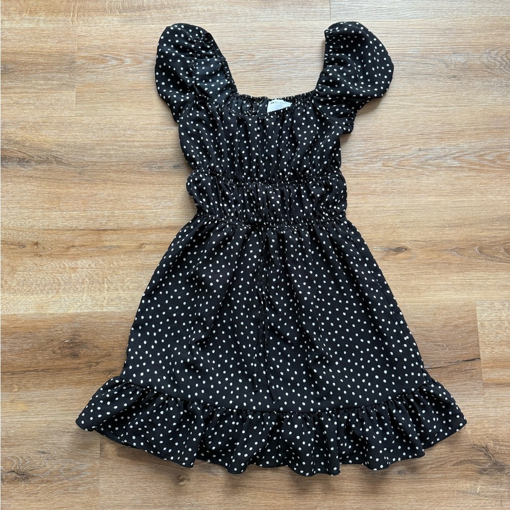 ASOS Black and White Polka Dot Dress